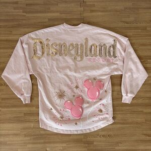 Disney Adult Spirit Jersey - Walt Disney World Mickey Balloons Pink Size XS